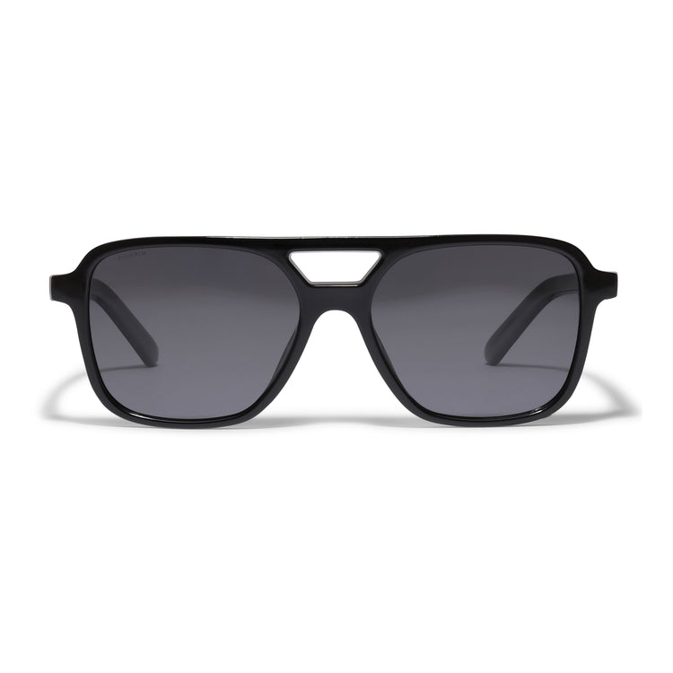 Pilgrim ELODIE recycelte Piloten-Sonnenbrille schwarz Blitzverkäufe