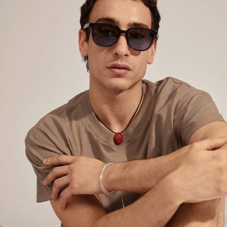 Pilgrim JAMILA recycelte Sonnenbrille schwarz Fabrik Onlineshop