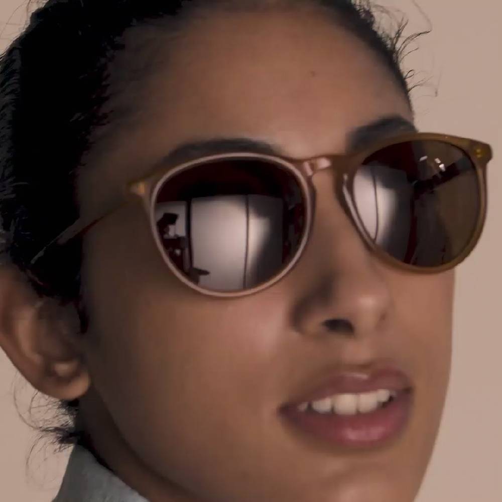 Pilgrim SAHARA Acetat Sonnenbrille hellbraun Versandkostenfrei