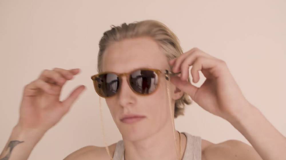 Pilgrim SAHARA Acetat Sonnenbrille hellbraun Versandkostenfrei