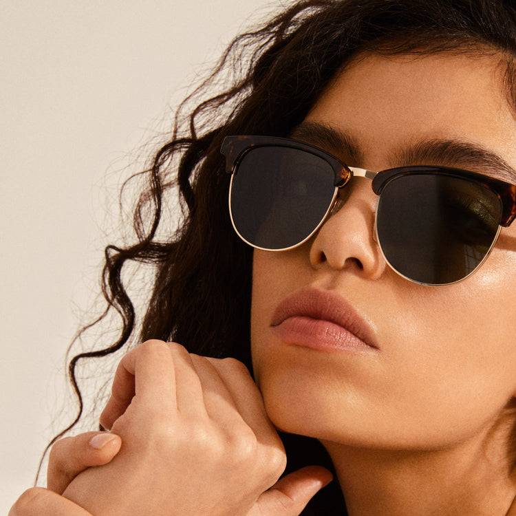 Pilgrim CHARLIE Sonnenbrille Schildpatt braun/Gold Großer Ausverkauf