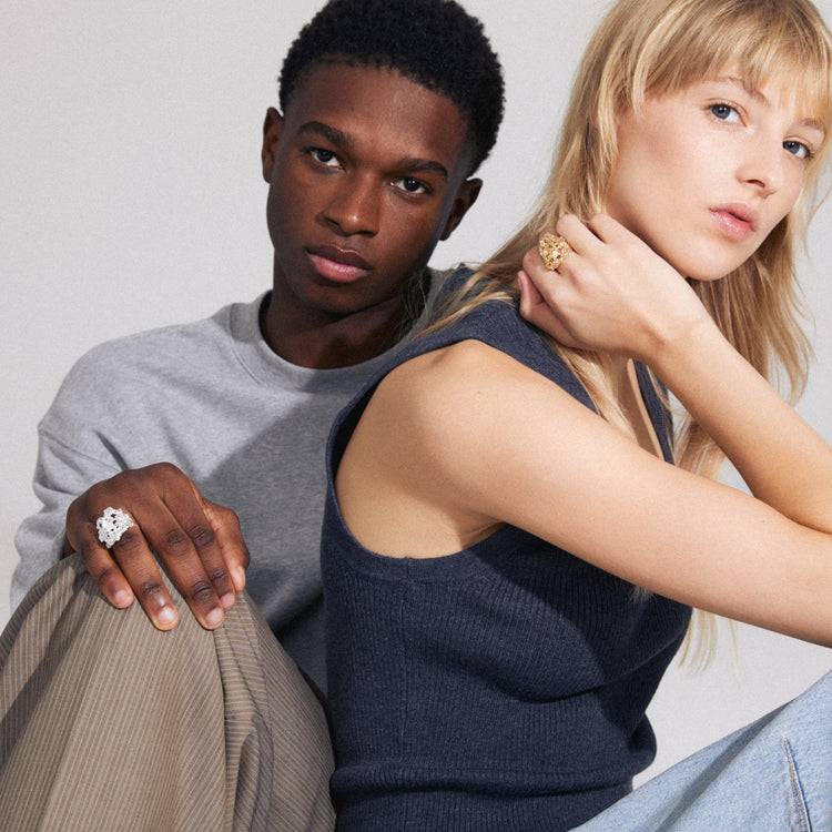 Pilgrim ACT recycelter Ring vergoldet Online Outlet