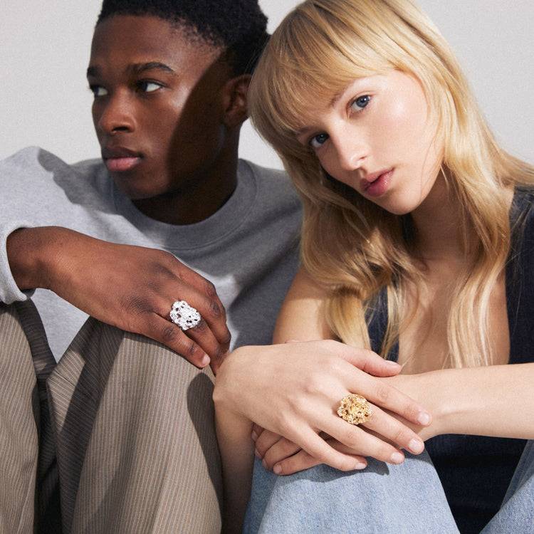 Pilgrim ACT recycelter Ring vergoldet Online Outlet