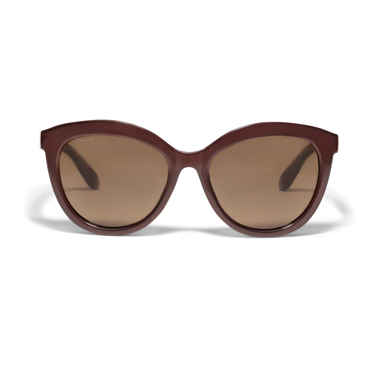 Pilgrim MARLENE recycelte Cat-Eye-Sonnenbrille braun VIP-Rabatte