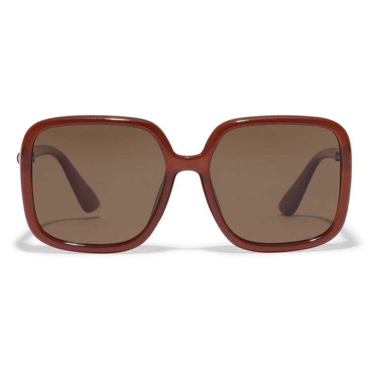 Pilgrim MILAN oversized Retro-Sonnenbrille braun Wochenangebot
