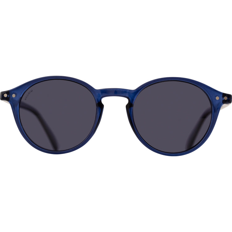 Pilgrim ROXANNE klassische runde Sonnenbrille, blau Letzte 2 Tage