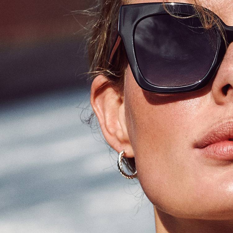 Pilgrim Sonnenbrille : Dael : Schwarz Discount Store für neue Produkte
