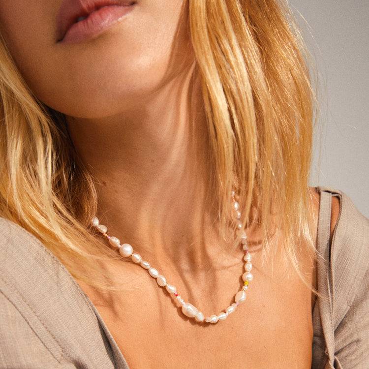 Pilgrim RAMONA freshwater pearl necklace gold-plated Vierteljährliche Förderung