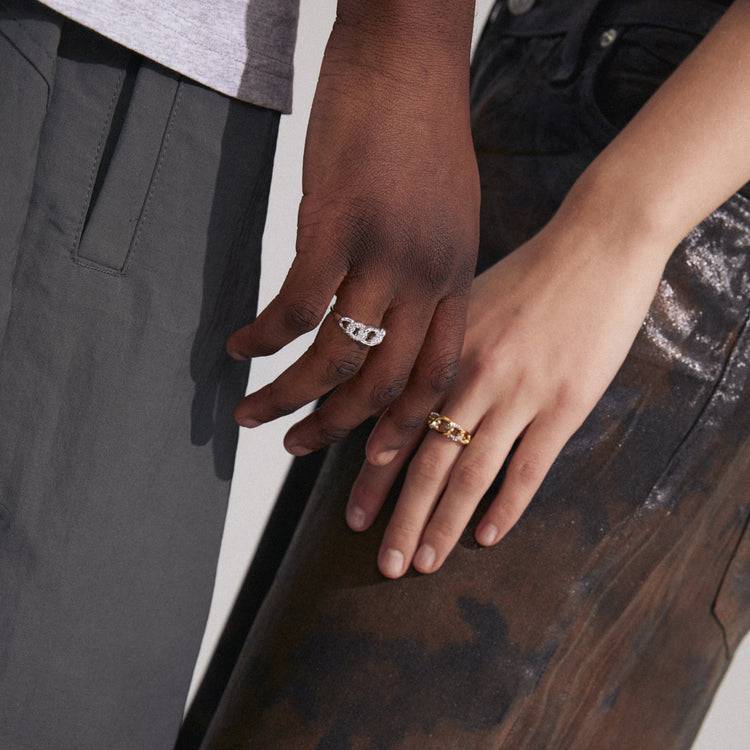 Pilgrim WRENLEY recycelter Ring vergoldet Valentinstagsangebot