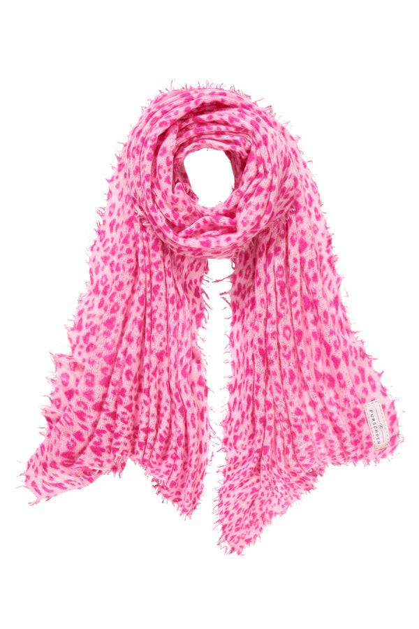 ﻿Pur Schoen Schal leo herz pink Begrenzte Freigabe