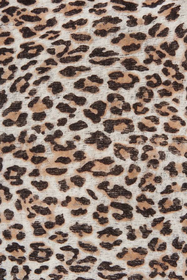 Pur Schoen Schal leo beige-schoko Letzte 3 Tage