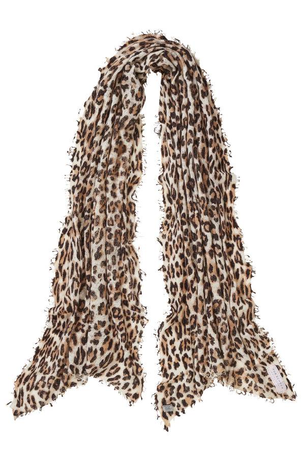 Pur Schoen Schal leo beige-schoko Letzte 3 Tage