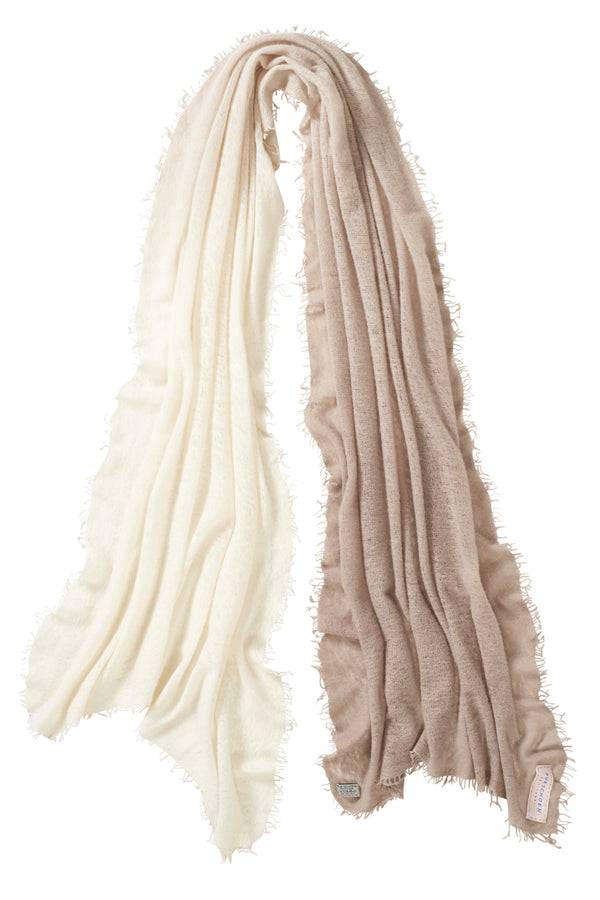 Pur Schoen Schal ombre nougat-natural Weihnachtsangebot