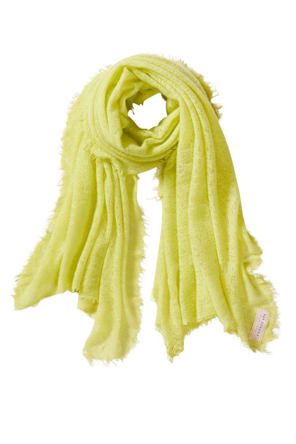 Pur Schoen Schal neon gelb Osterangebot