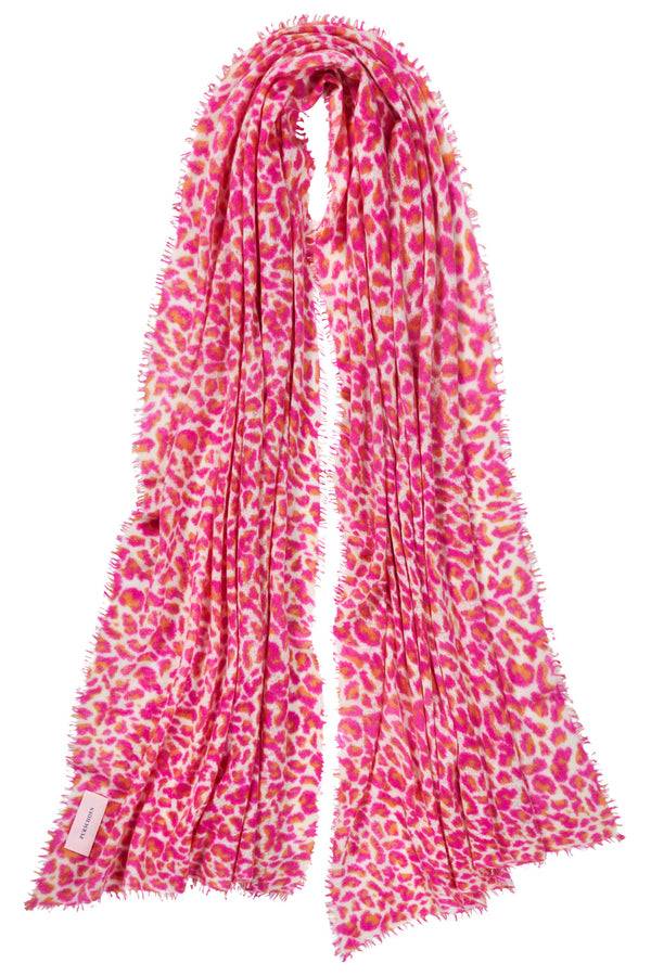 Pur Schoen Schal leo pink-orange Muttertagsangebot