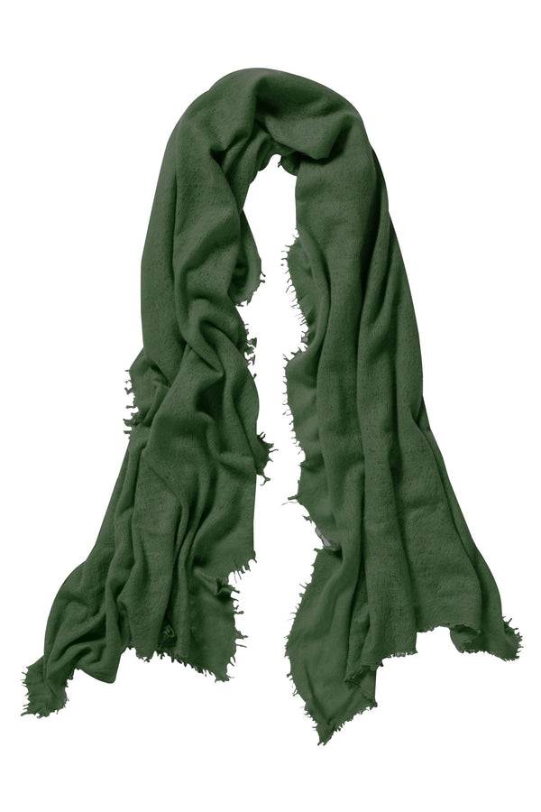 Pur Schoen Schal green dark Jubiläumsangebot