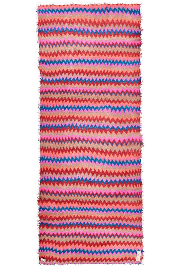 Pur Schoen Schal chevron red-kiesel Neueste Mode