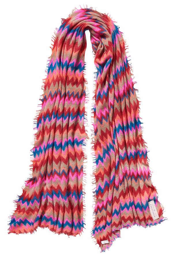 Pur Schoen Schal chevron red-kiesel Neueste Mode