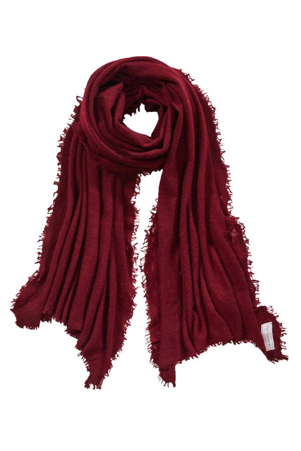 Pur Schoen Schal bordo Blitzangebot