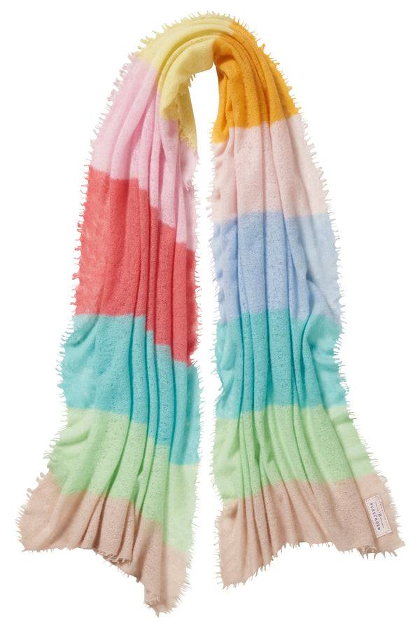 Pur Schoen Schal rainbow stripes 7 Discount Store für neue Produkte