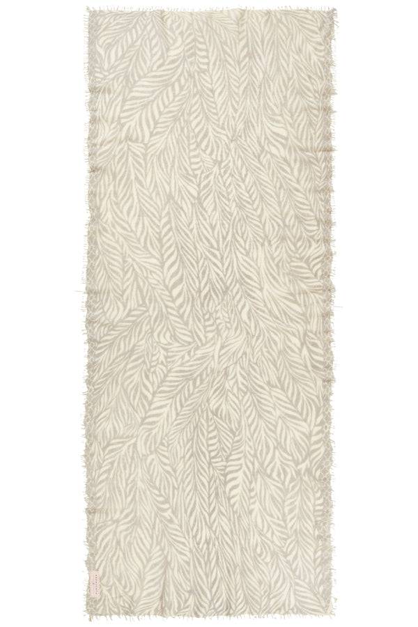 Pur Schoen Schal leafgarden stone II-natural 2025