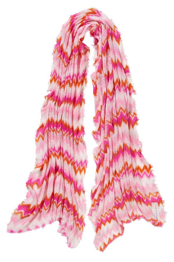 Pur Schoen Schal chevron pink-lavendel Günstig kaufen