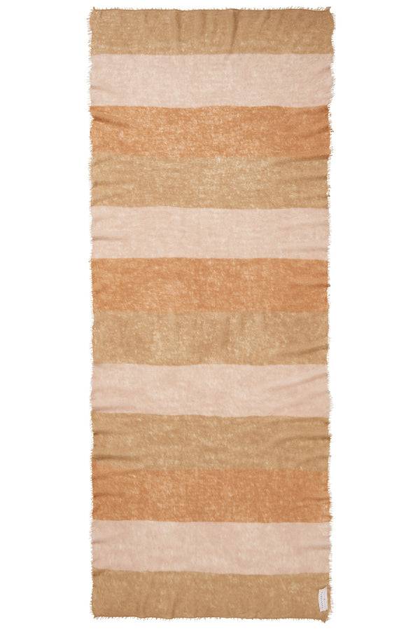 Pur Schoen Schal block 3 camel VIP-Rabatte