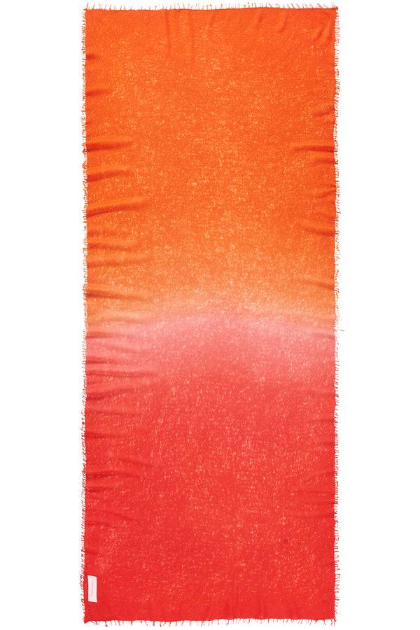 Pur Schoen Schal ombre chili red-sanddorn Letzte 3 Tage