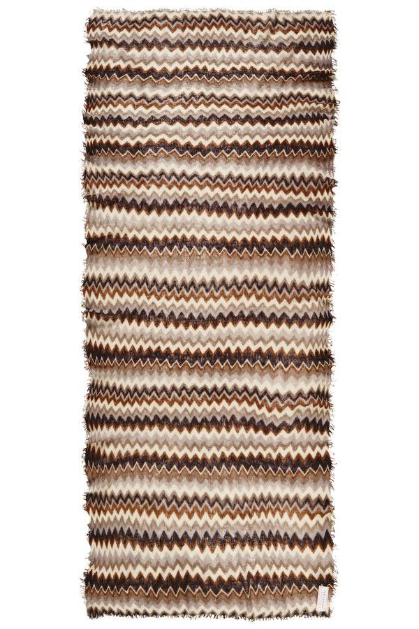 Pur Schoen Schal chevron testa moro-stone II Super Rabatt
