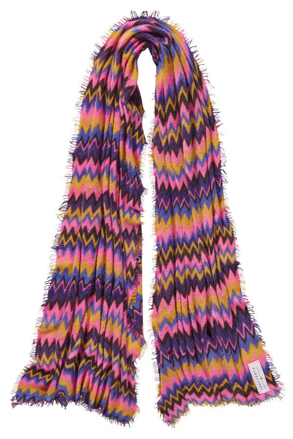 Pur Schoen Schal chevron blackberry-rose Kostenloser Versand international