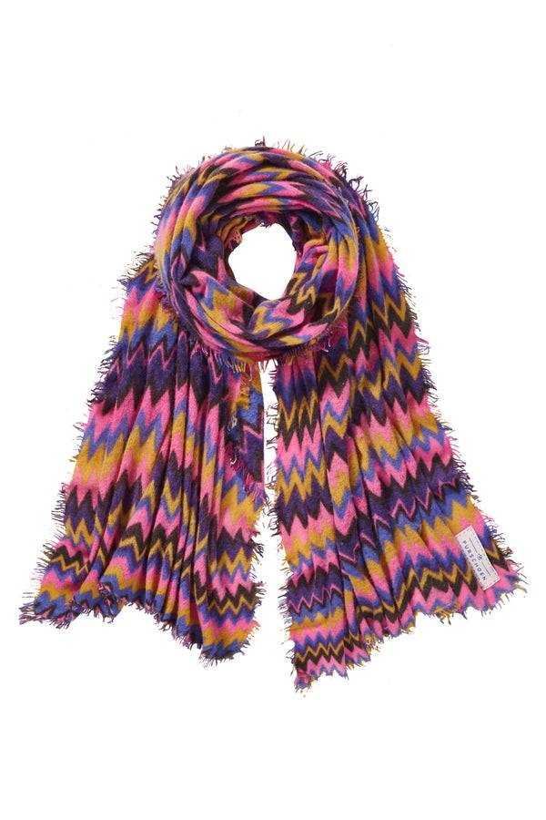 Pur Schoen Schal chevron blackberry-rose Kostenloser Versand international