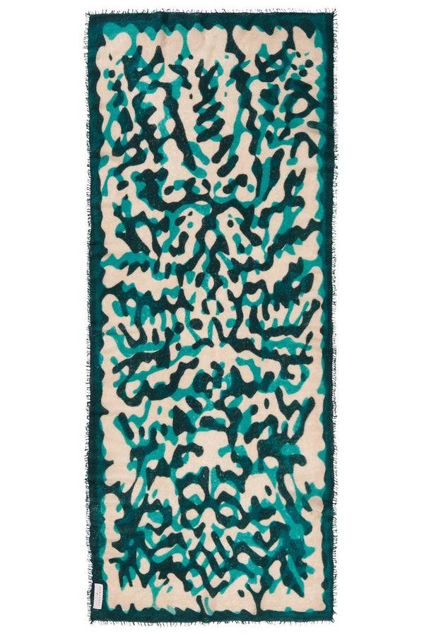 Pur Schoen Schal kalahari aquamarin-green dark Begrenzt auf 3 Tage