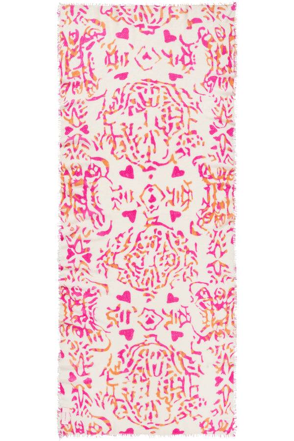 Pur Schoen Schal djungle heart pink Online