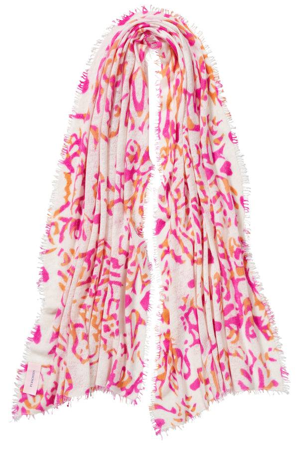 Pur Schoen Schal djungle heart pink Online