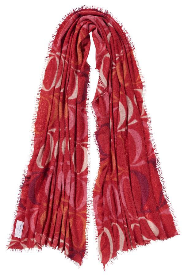 Pur Schoen Schal logo-love bigO lava red Hotsell