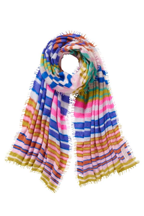 Pur Schoen Schal rainbow multi 1 Schlussverkauf