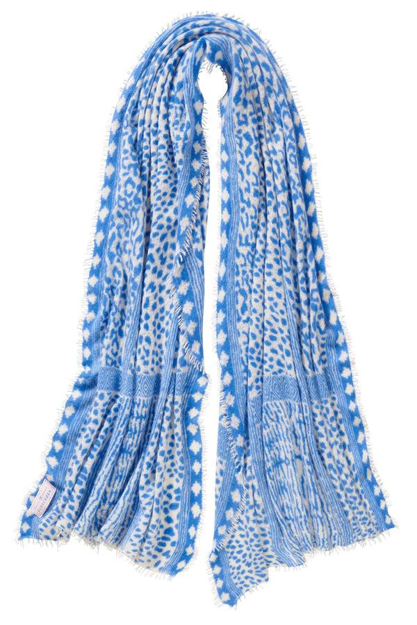 Pur Schoen Schal savanne skyblue Online Shopping
