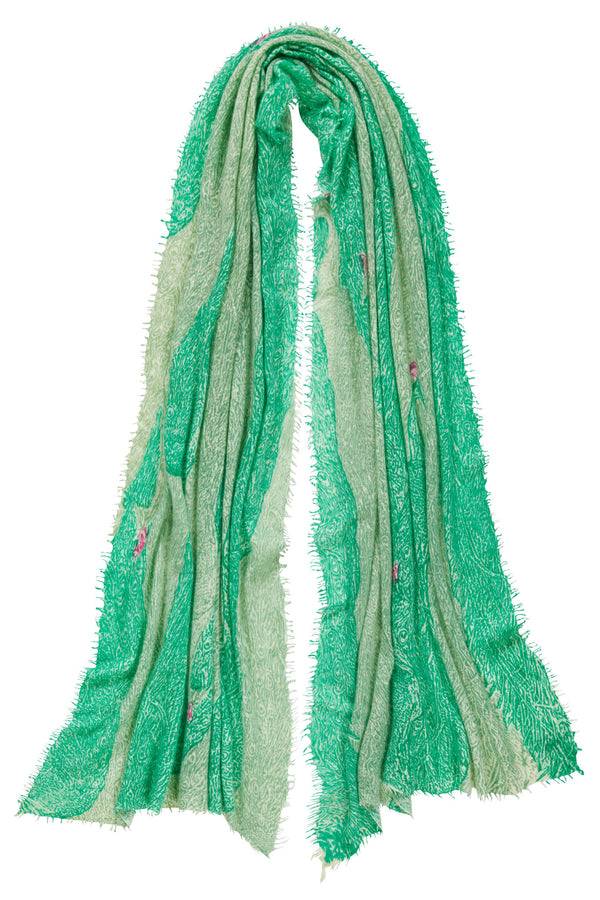 Pur Schoen Schal peacock grün Vatertagsangebot