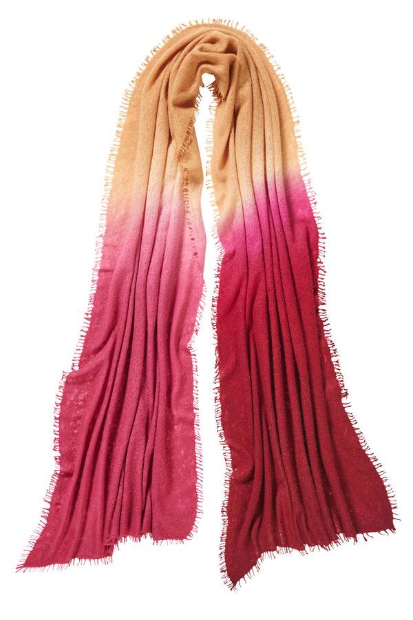 Pur Schoen Schal ombre herbstrose Blitzangebot