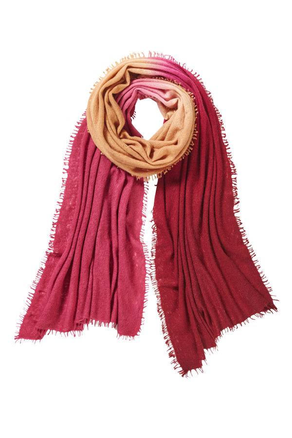 Pur Schoen Schal ombre herbstrose Blitzangebot