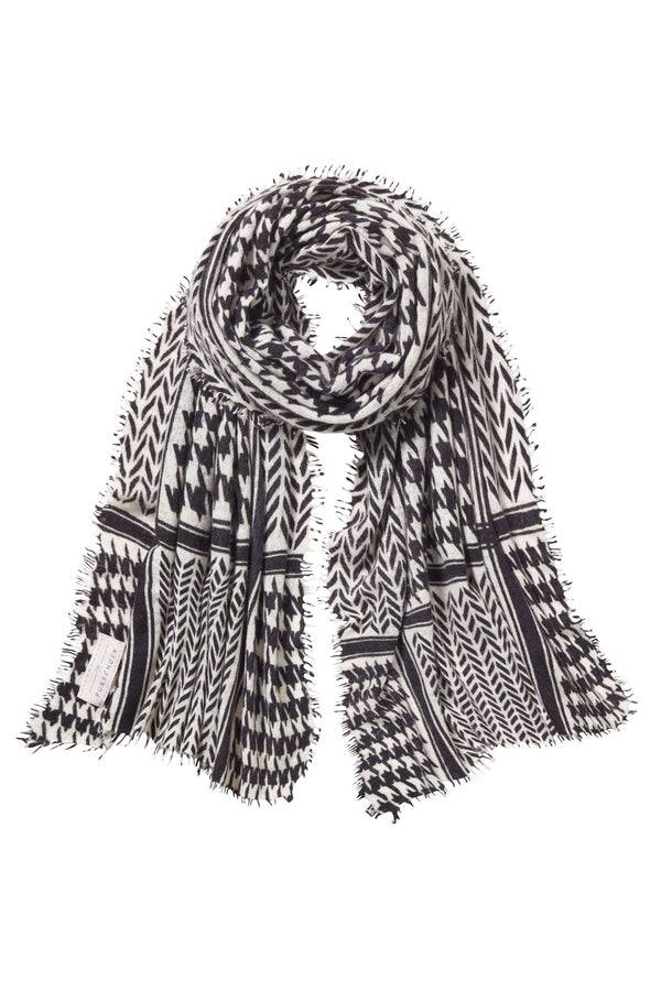 Pur Schoen Schal milano black-natural VIP-Rabatte