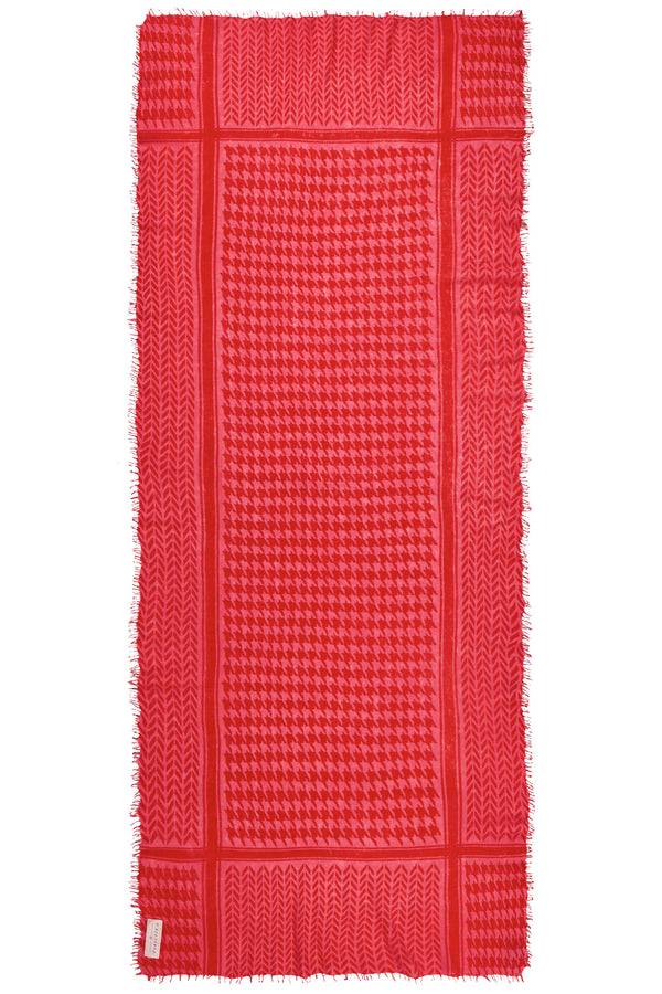 Pur Schoen Schal milano melone-chili red Letzte 2 Tage