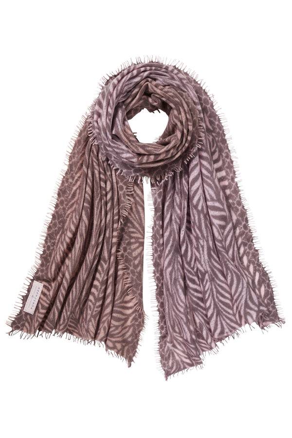 Pur Schoen Schal leafgarden multi nougat dark Zeitbegrenzte Promotion