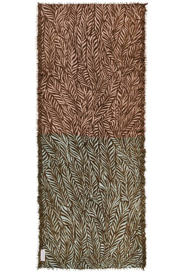 Pur Schoen Schal leafgarden multi oliv Bis zu 60% Rabatt