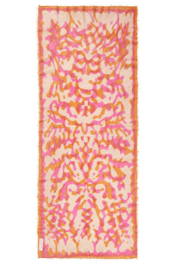 Pur Schoen Schal kalahari orange-puder pink Clearance-Verkauf