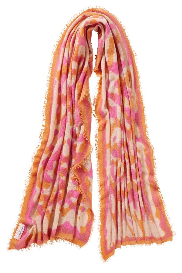 Pur Schoen Schal kalahari orange-puder pink Clearance-Verkauf