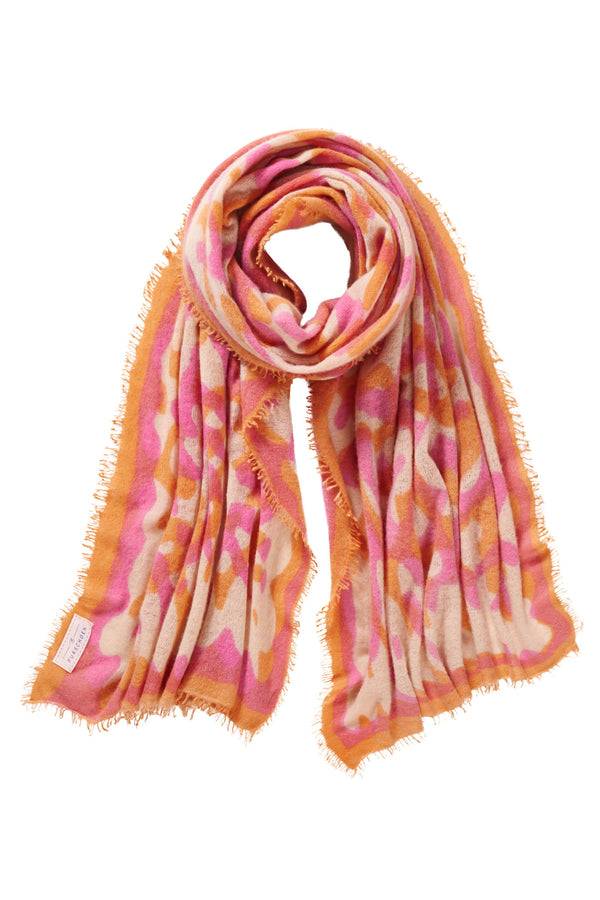 Pur Schoen Schal kalahari orange-puder pink Clearance-Verkauf