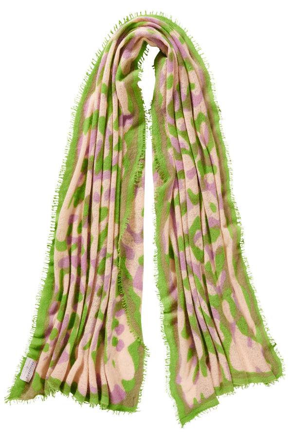 Pur Schoen Schal kalahari flieder-lime Im Verkauf