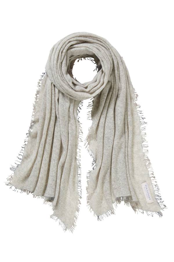 Pur Schoen Schal grey fransen stone grey Rabatte dieses Monats