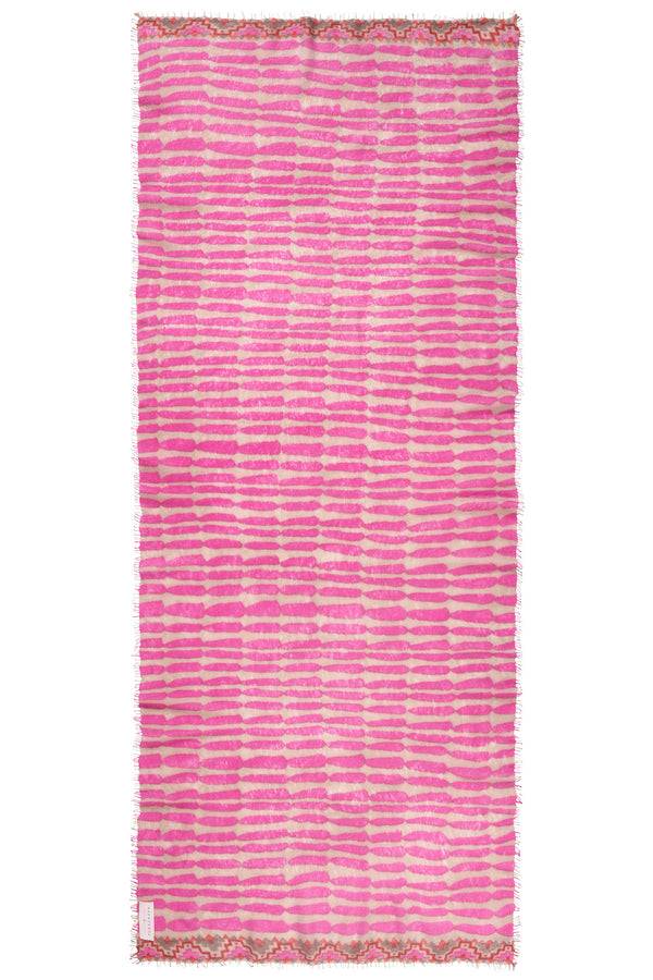 Pur Schoen Schal habbat pink-camel im Angebot